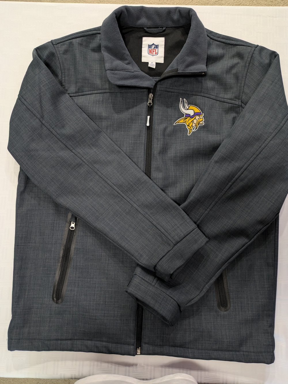 NFL Minnesota Vikings Men's Gray  Jacket